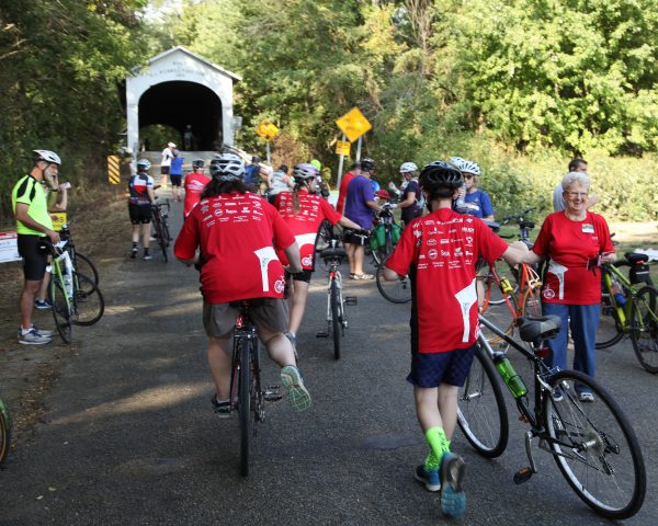 Five in 50 Covered Bridge Riders